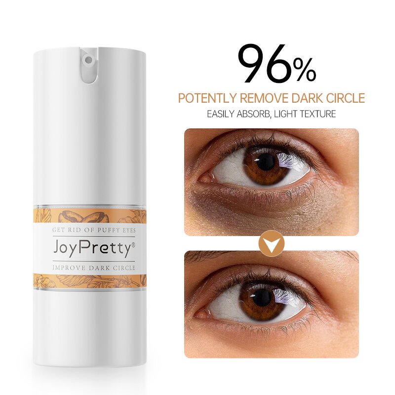 Caffeine Eye Cream - Manufacturer - JoyPretty Organic Dark Circles Puffiness Brightening Eye Bags Removal