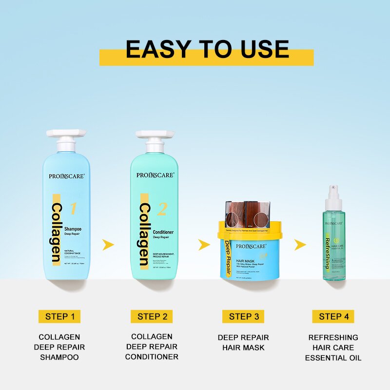 Deep Repair Hair Set - Factory - Wholesale Private Label Organic Moisturizing Strengthening Dandruff Care