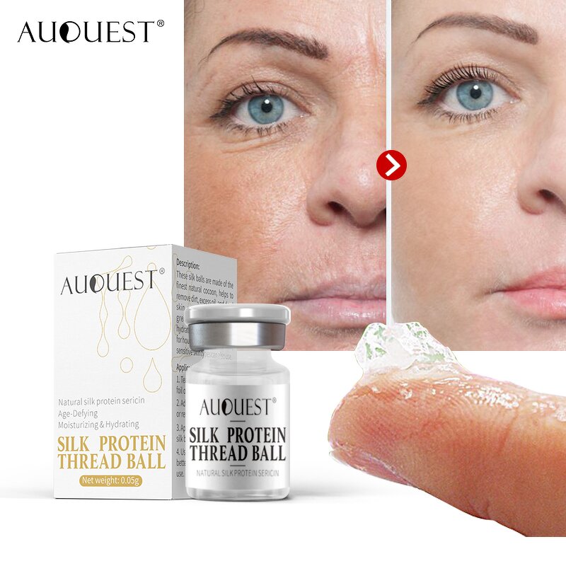 Silk Collagen Serum - Factory - AuQuest Whitening Firming Lighten Dark Spots Anti Aging Anti Wrinkle