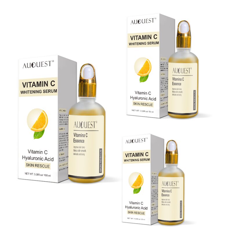 Vitamin C Serum - Factory - AuQuest Private Label Natural Organic Dark Spot Corrector Remover Moisturizing