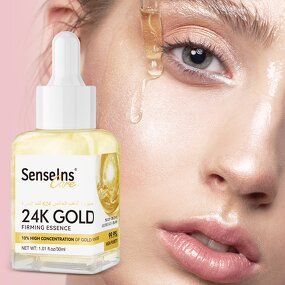 24k Gold Face Serum - Factory - Wholesale Organic Repairing Anti Aging Dark Spot Whitening Moisturizer