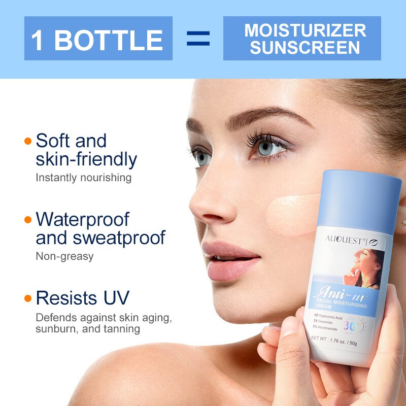 Hyaluronic Acid Sunscreen - Manufacturer - Wholesale Organic Anti UV Anti Dark Spot Anti Aging Face Cream