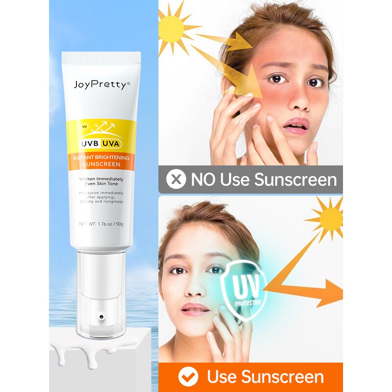 Sunscreen SPF50 Cream - Factory - Wholesale Hot Selling Organic Brightening Instant Whitening Sun Block