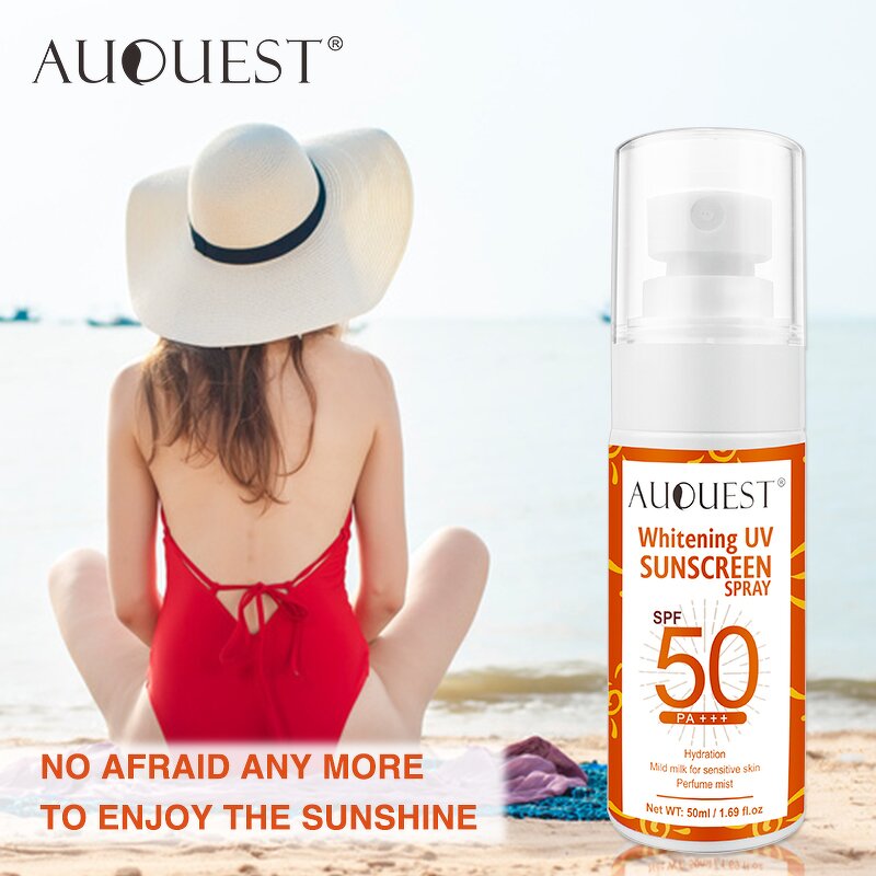 Sunscreen Lotion SPF50 - Factory - Wholesale Private Label Whitening Moisturizing Waterproof Sweatproof Cream