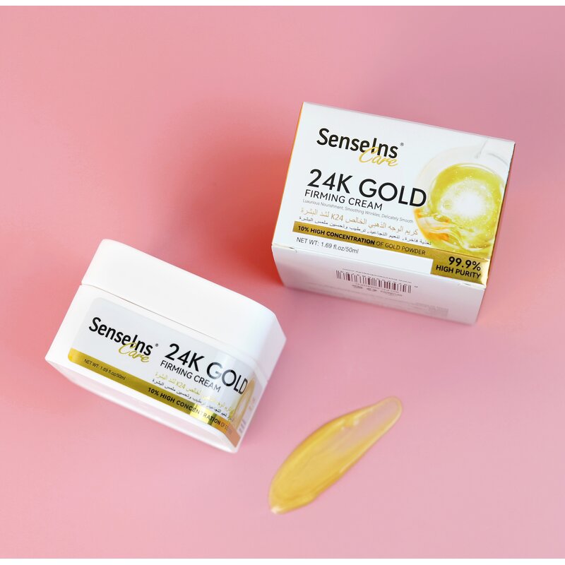 24k Gold Face Cream - Manufacturer - Wholesale Organic Vegan Anti Aging Brightening Firming Moisturizing