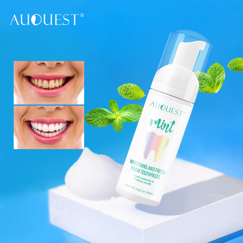 Teeth Whitening Mousse - Manufacturer - Private Label Dental Care Stain Removal Brightening Foam Toothpaste