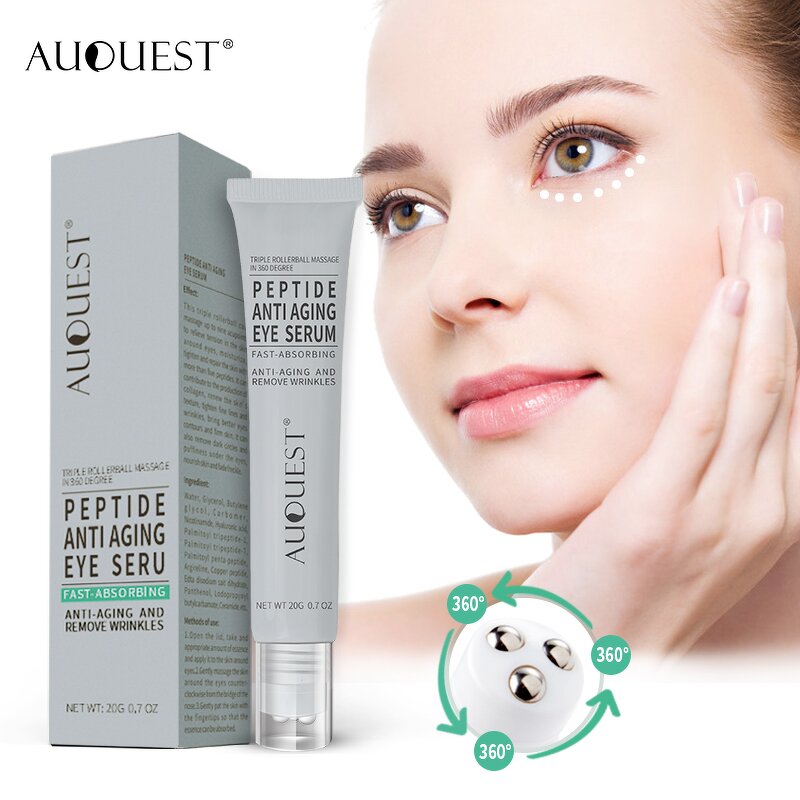 Peptide Eye Serum Cream - Manufacturer - Brightening Hydrating Dark Circles Eye Bag Removal Anti Aging