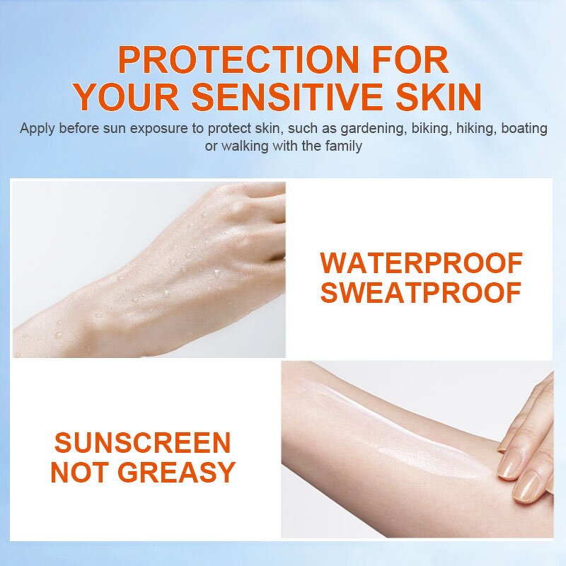 Mineral Sunscreen Cream - Factory - Hot Selling Skin Shield UV Prevention Against Sunburn Sunblock Lotion