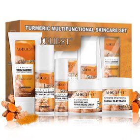 Turmeric Skin Care Set - Factory - Hot Selling Private Label Organic Anti Acne Vegan Whitening Face Care Set