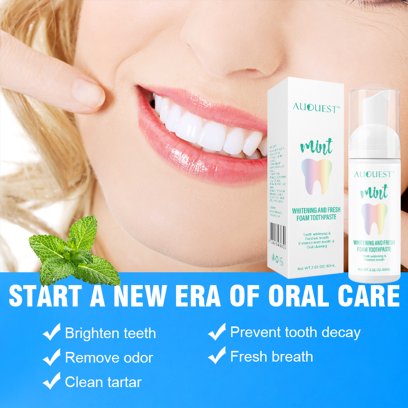 Teeth Whitening Mousse - Manufacturer - Private Label Dental Care Stain Removal Brightening Foam Toothpaste