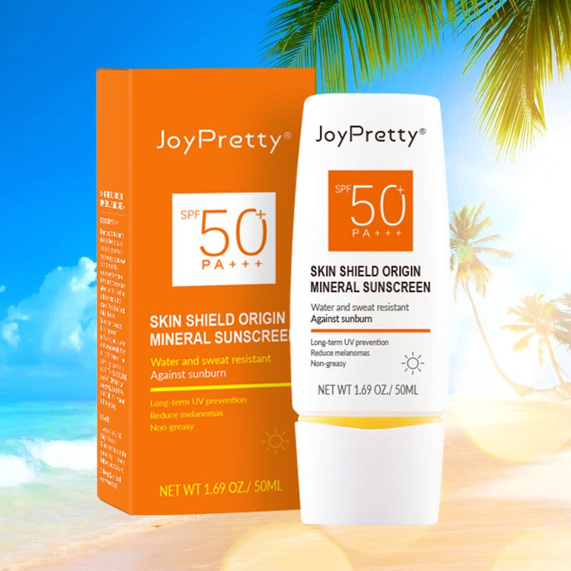 Mineral Sunscreen SPF50 - Factory - Joypretty Wholesale Private Label Organic Vegan UVA UVB Skin Protecting