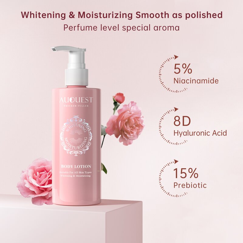 Organic Body Lotion - Factory - AuQuest OEM/ODM Private Label Moisturizer Brightening Lightening Firming
