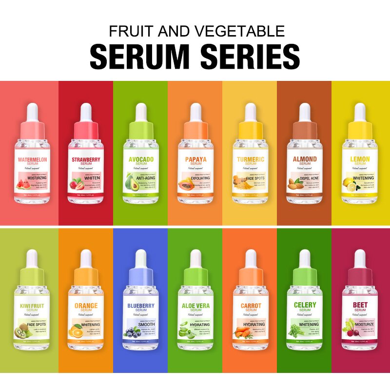 Vitamin C Fruit Serum - Manufacturer - Wholesale Private Label Organic Papaya Turmeric Watermelon Extract