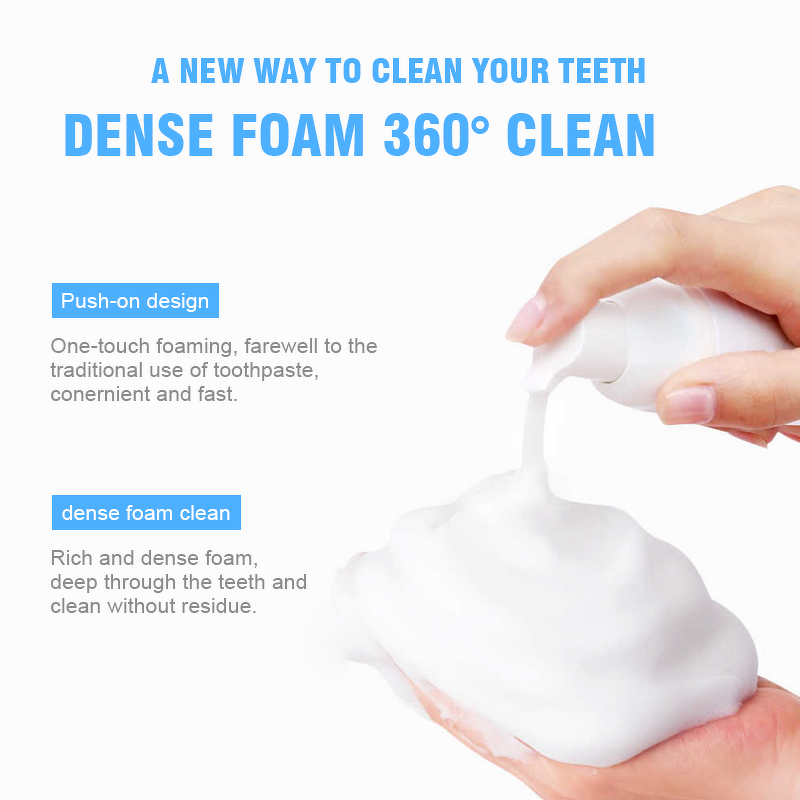 Teeth Whitening Mousse - Manufacturer - Private Label Dental Care Stain Removal Brightening Foam Toothpaste