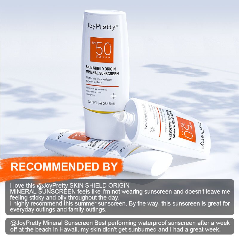 Mineral Sunscreen Cream - Factory - Hot Selling Skin Shield UV Prevention Against Sunburn Sunblock Lotion