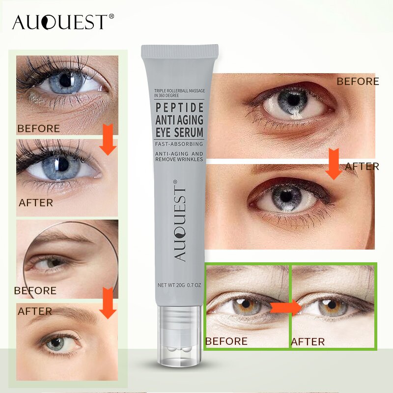 Peptide Collagen Eye Serum - Factory - OEM Wholesale Anti-Wrinkle Anti-Aging Eye Bag Dark Circles Remover