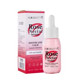 Rose Nectar Serum - Manufacturer - AuQuest Private Label Organic Vegan Whitening Firming Moisturizing Serum