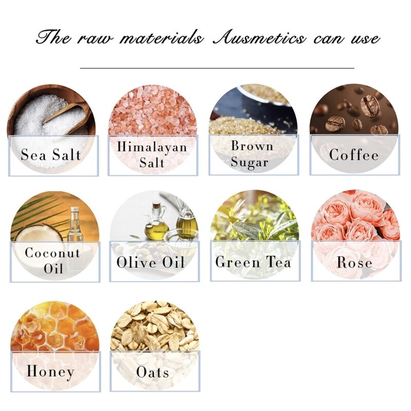 Body Scrub Set - Manufacturer - AuQuest OEM Private Label Organic Brightening Exfoliating Dark Spots Removal