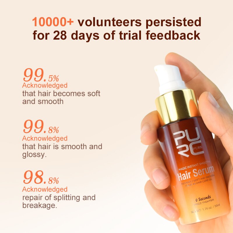Hair Serum - Manufacturer - Wholesale Magic Instant Smooth Organic Anti-Frizz Silk Detangling Dry Hair