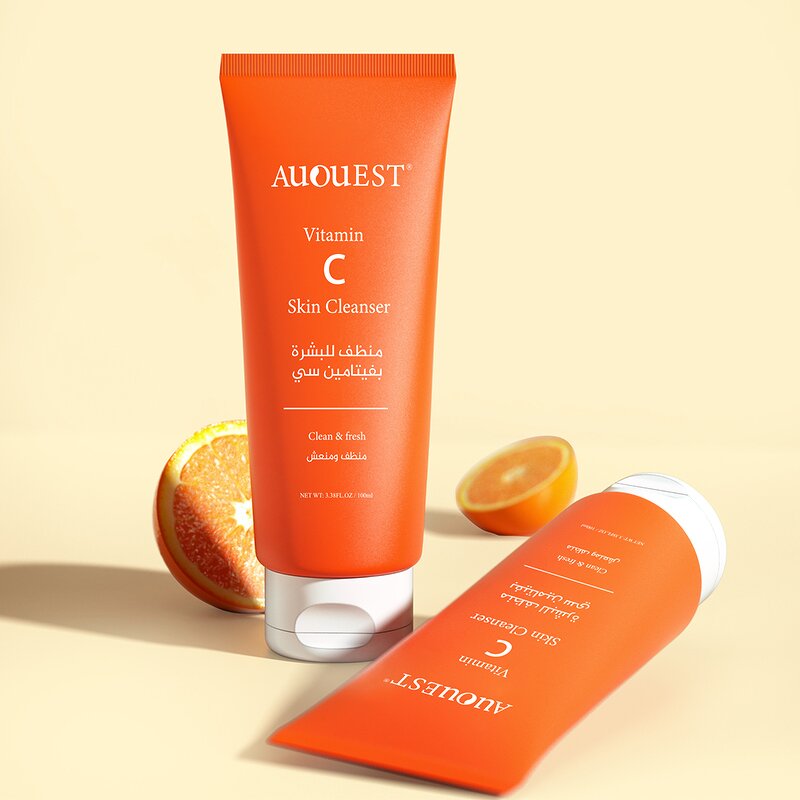 Vitamin C Cleanser - Manufacturer - AuQuest Private Label Organic Deep Cleansing Whitening Exfoliating Foam