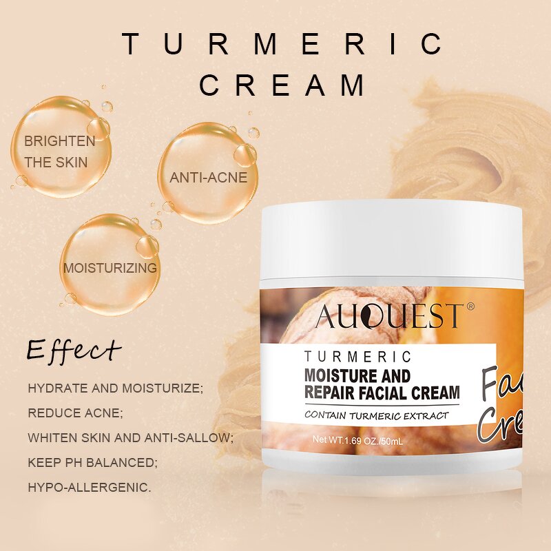 Turmeric Skin Care Set - Factory - Hot Selling Private Label Organic Anti Acne Vegan Whitening Face Care Set