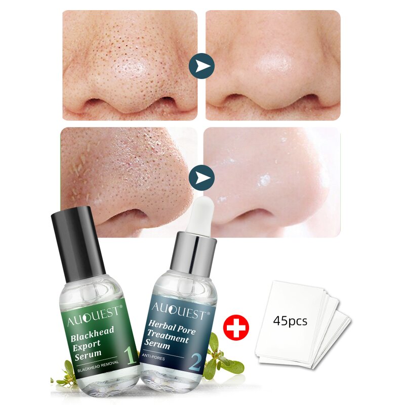 Blackhead Removal Serum - Factory - AuQuest Private Label Organic Pore Cleanser Whitening Dark Spot Serum