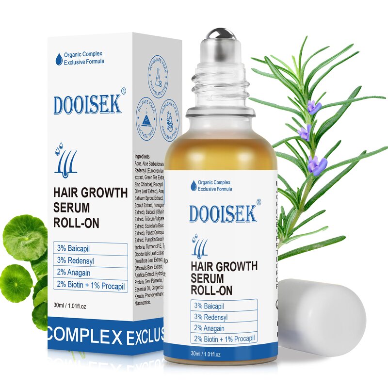 Hair Growth Serum Manufacturer - Natural Rosemary Roll on for Healthier Scalp