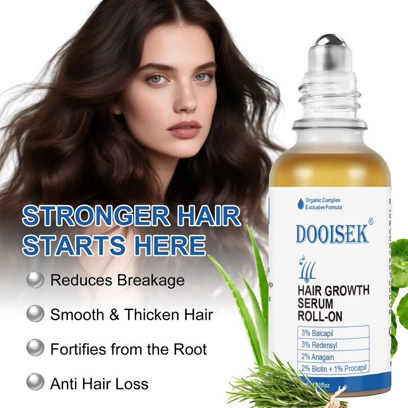 Hair Growth Serum Manufacturer - Natural Rosemary Roll on for Healthier Scalp