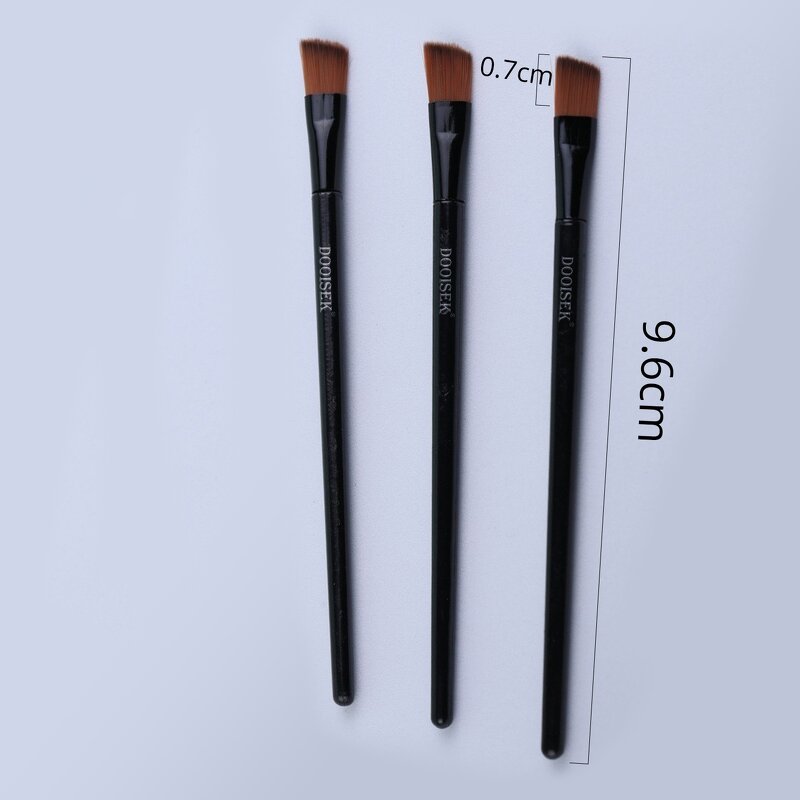 Makeup Brush Set Manufacturer - Black Synthetic Hair Custom Logo Vegan