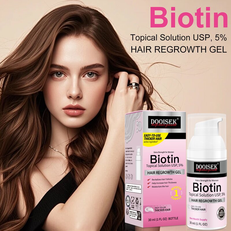 Hair Loss Treatment Serum Manufacturer - New Fashion 30ml with Biotin & Green Tea
