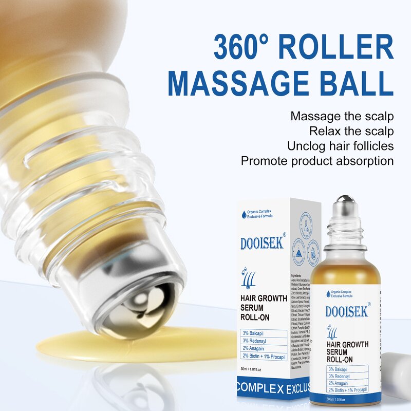 Hair Serum Manufacturer - OEM Wholesale 30ml Roll-on for Strengthening