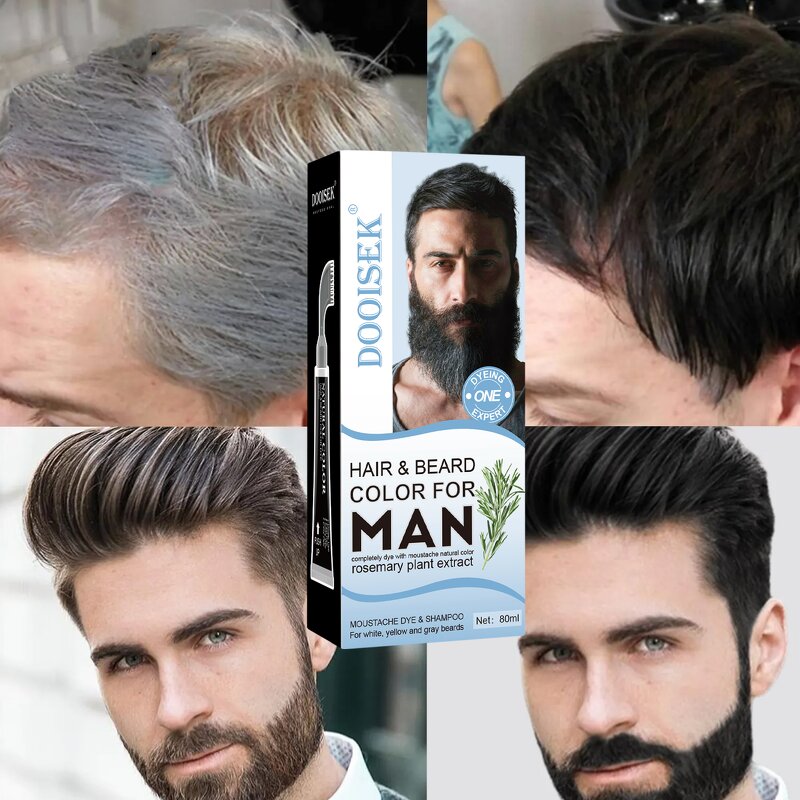 Hair Beard Dye Manufacturer - Private Label 80ml Natural Herbal Ammonia Free