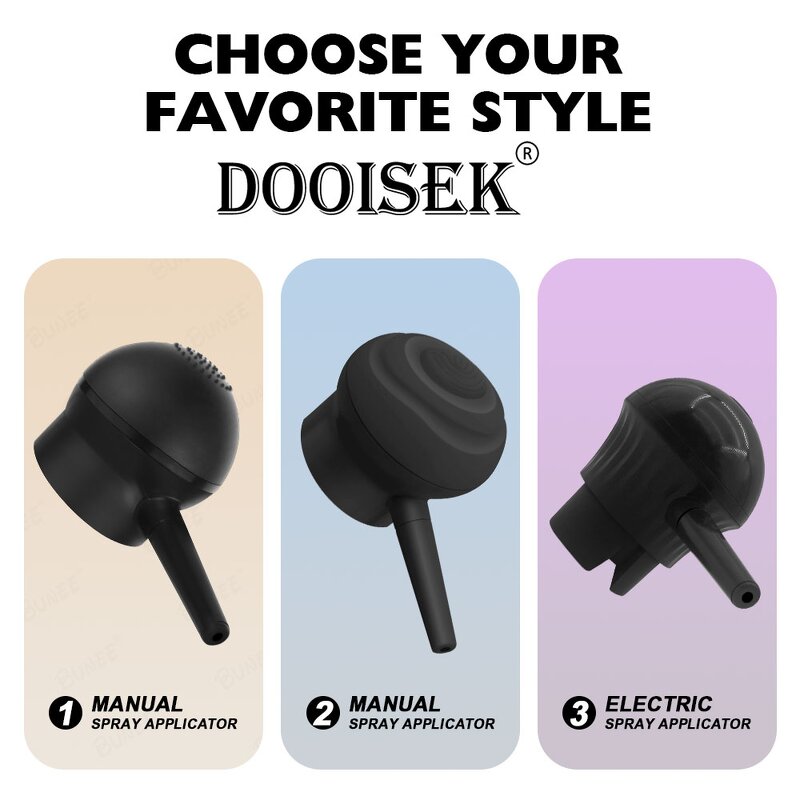 Hair Fiber Spray Applicator Manufacturer - Black Color Electric for Instant Thickening