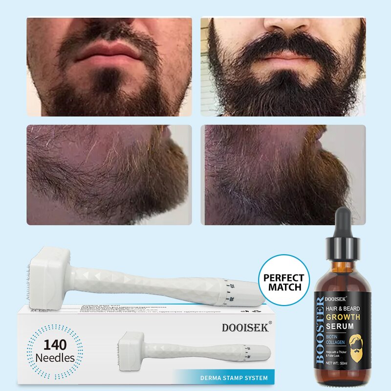 Derma Stamp Roller Manufacturer - 100/140pin for Skin & Hair Beard Growth