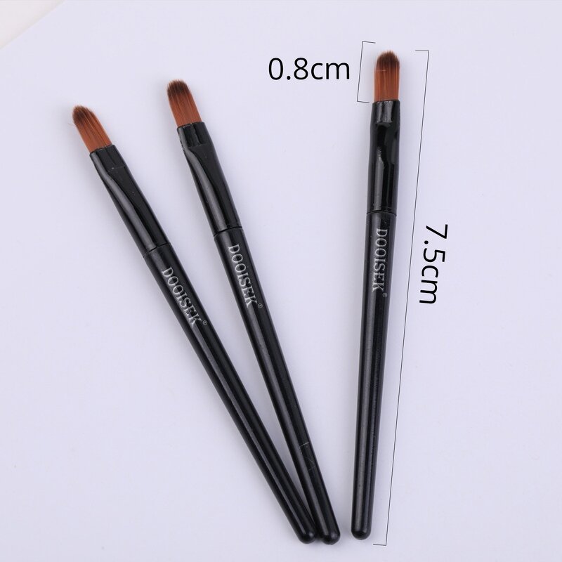 Makeup Brush Set Manufacturer - Black Synthetic Hair Custom Logo Vegan