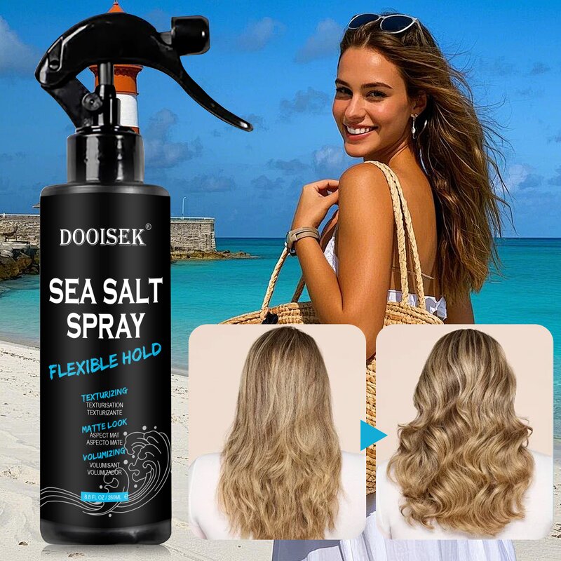 Sea Salt Hair Spray Manufacturer - Natural with Hydrolyzed Red Algae for Women