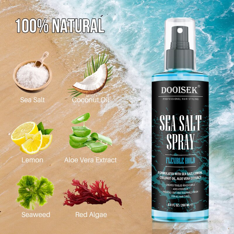 Sea Salt Hair Spray Manufacturer - OEM Natural with Kelp Extract for Volume