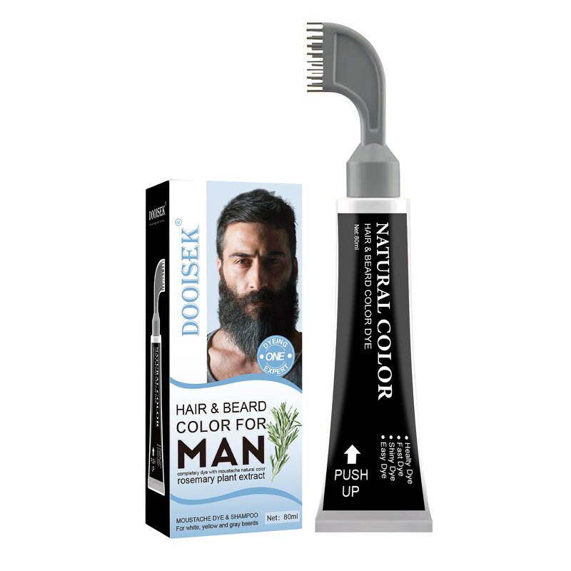 Hair Beard Coloring Dye Manufacturer - Factory Price with Brush Long-Lasting
