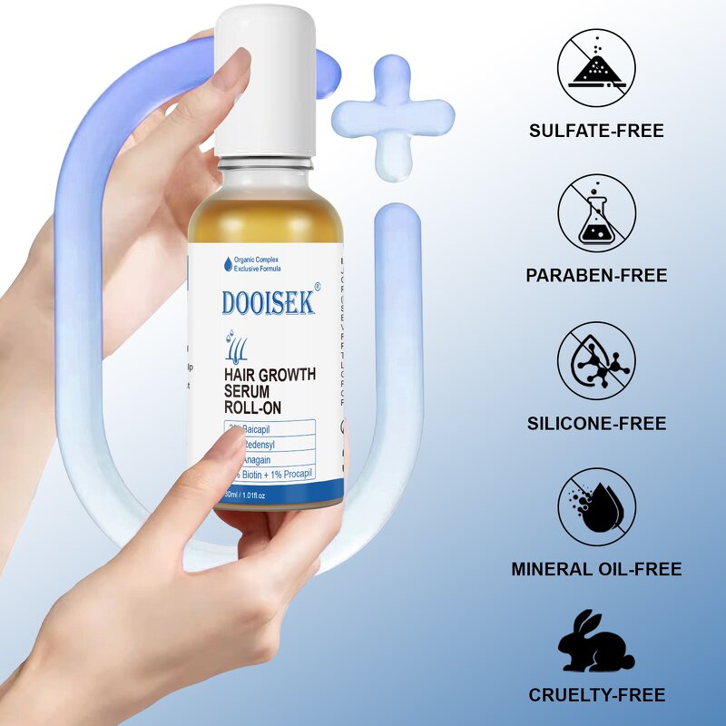 Hair Serum Manufacturer - OEM 30ml Roll on for Thickness & Scalp Health