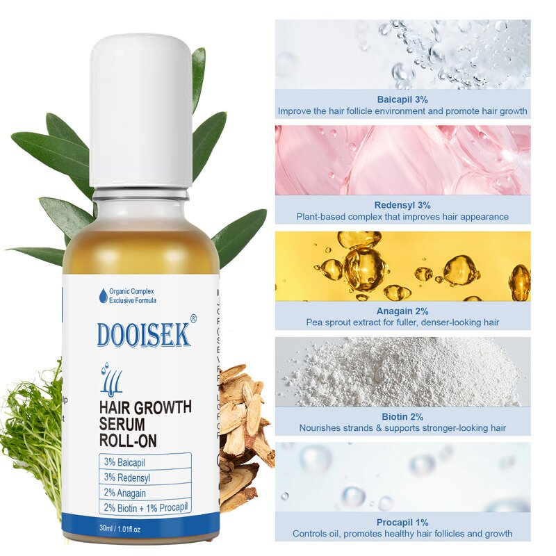 Hair Growth Serum Manufacturer - Factory Wholesale Rosemary Roll on 30ml