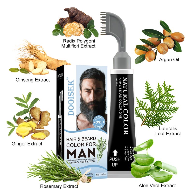 Beard Dye Manufacturer - Hot Sale Natural Henna for Thicker Fuller Dye