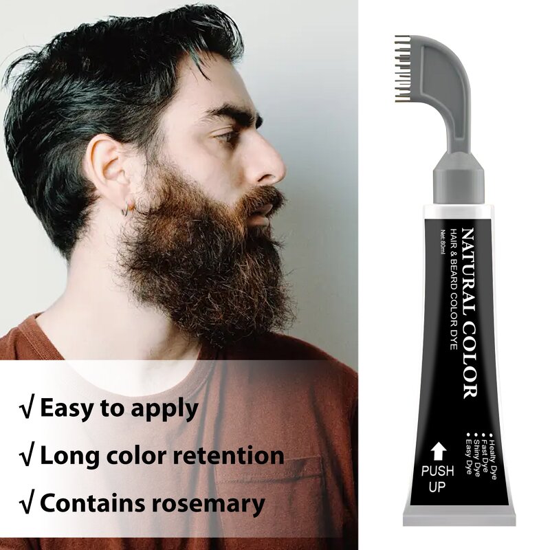 Beard Hair Dye Manufacturer - 100% Natural Herbal Organic Easy Use Shampoo