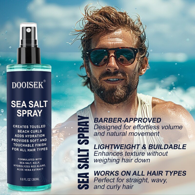 Sea Salt Hair Spray Manufacturer - 260ml with Aloe Vera for Beach Matte Set
