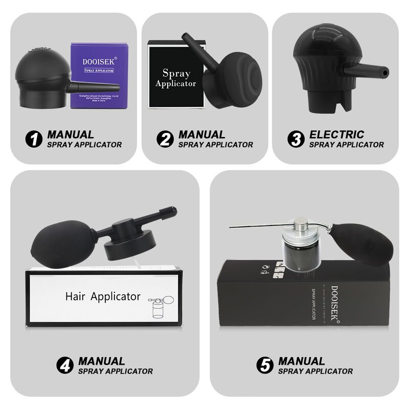 Hair Fiber Spray Kit Manufacturer - Hot Sale Electric Waterproof Spray Pump