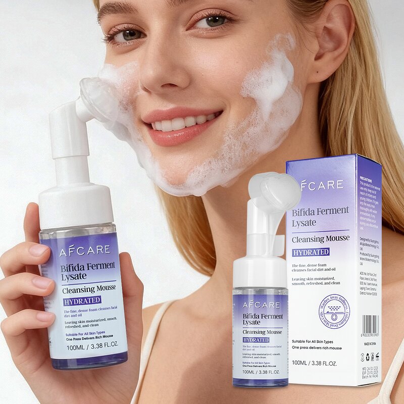 Bifida Cleansing Mousse - Manufacturer - Private Label Amino Hyaluronic Acid Cleanse Makeup Residue Soothe