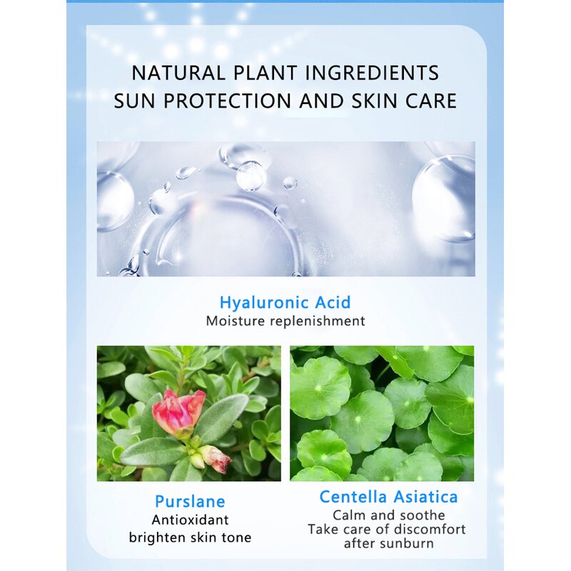 Body Sunscreen Cream - Manufacturer - Centella Organic Herbal Green Tea Paraben-free SPF30+ UV Protection Whitening