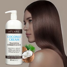 Coconut Conditioner - Manufacturer - Organic Herbal Sulfate-Free Moisturizing Nourishing Repair Curly Hair Cream