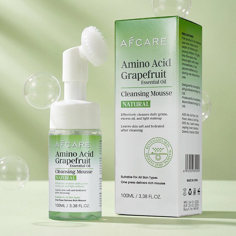 Amino Acid Cleansing Mousse - Factory - Salicylic Hyaluronic Acid Exfoliator Smoothing Calm Acne Redness Cleanser