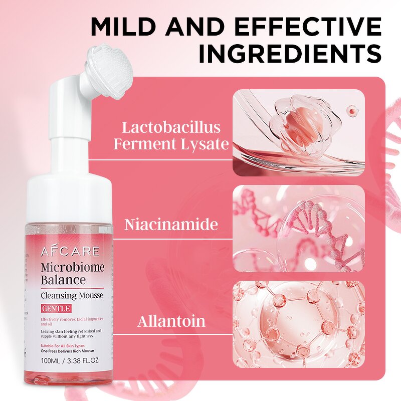 Korean Cleansing Mousse - Factory - Lactic Acid Niacinamide Amino Acid Sulfate-free Oil-Control Hydrating Cleanser