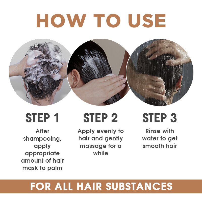 Deep Treatment Hair Mask - Factory - Wholesale Keratin Argan Hyaluronic Coconut Oil Hair-Repairing Color-Protection